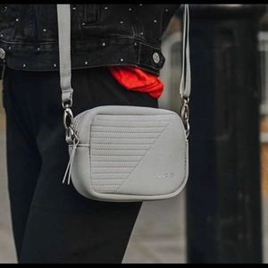 NWT Vooray gray moto sidekick crossbody